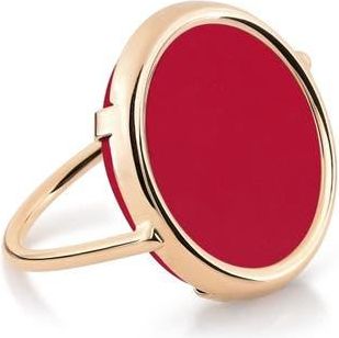 Ginette NY Disc Ring in Red Coral at Nordstrom, Size 8