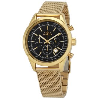 Invicta Speedway Chronograph Black Dial Mens Watch 25223