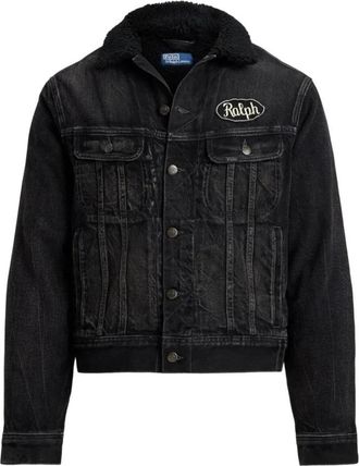 Polo Ralph Lauren Sherpa Gevoerde Denim Jas - Heren - Spijkerjassen - Zwart - S - Denim - Jassen