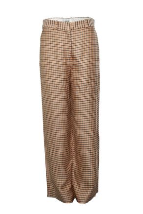 Lanvin checkered pantalon