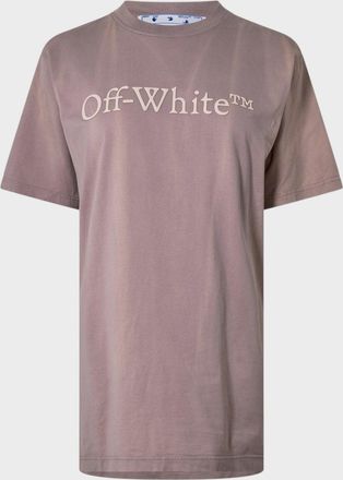 Off-white Womens Laundry Tee Nude - Beige - Size Small