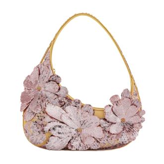 JW PEI Handbags, female, Pink, Size: ONE SIZE Harlee Sequin Shoulder Bag