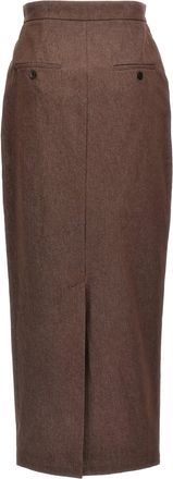Max Mara Pianosa Skirt - Brown