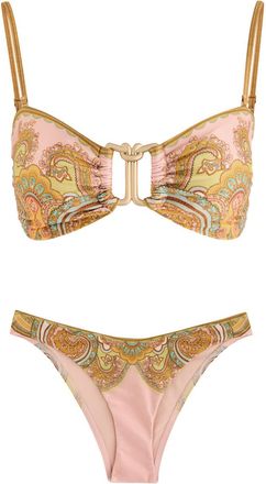 Zimmermann Maxine Printed Bikini - Multi Print - 3 (UK 14 / L)