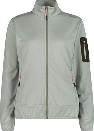 F.lli Campagnolo Jacket Jacquard Double Knitted Fleecejacke f&uuml;r Damen | grau