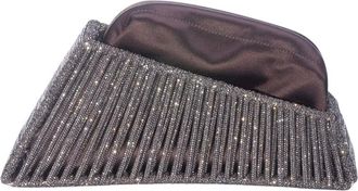 Hibourama Bags Tassen, Dames, Grijs, ONE Size, Satijn, Elettra