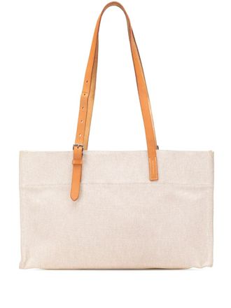 Herm&egrave;s 2011 Toile Etriviere Elan shopper - Bruin