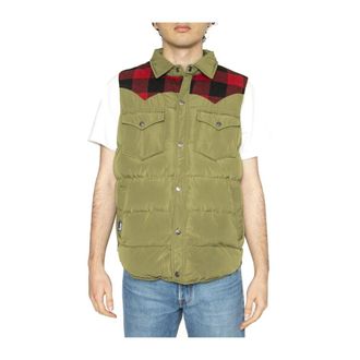 Penfield Mouwloze Jas - Heren - Bodywarmers - Groen - L - Jassen