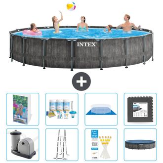 Intex Piscina Prism Frame Redonda - 549x122 Cm - 9-piezas S581