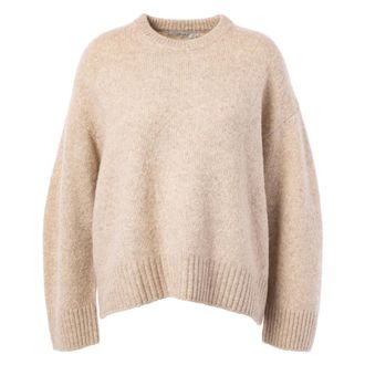 Jcsophie Truien & Vesten, Dames, Beige, S, Ronde hals gebreid