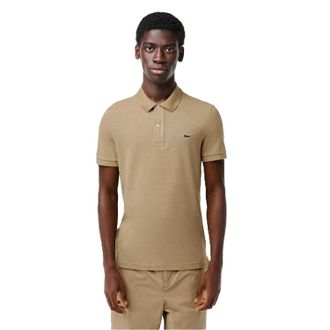 Lacoste Heren Geborduurd Logo Poloshirt (Tan)