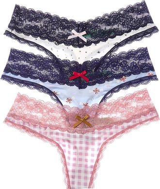 Honeydew Intimates Set Of 3 Ahna Thong
