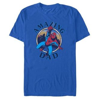 MARVEL Mens Marvel My Dad Is Amazing Graphic T-Shirt in Royal Blue at Nordstrom, Size Xxx-Large