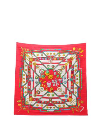 Herm&egrave;s 20th Century Petite Main Silk Scarf scarves - Multicolore