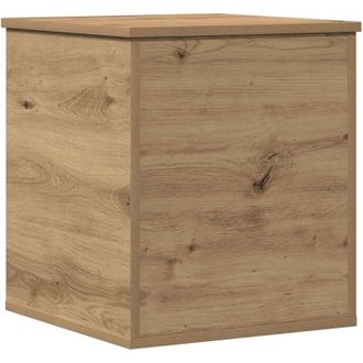 vidaXL Storage Box Artisan oak 40 x 42 x 46 cm Engineered Wood Vidaxl