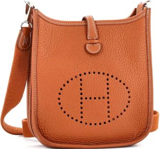 Herm&egrave;s Borsa a tracolla Evelyne Bag Gen III Clemence TPM - Marrone