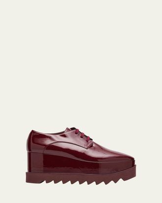 Stella McCartney Elyse Patent Alter Platform Sneaker Loafers