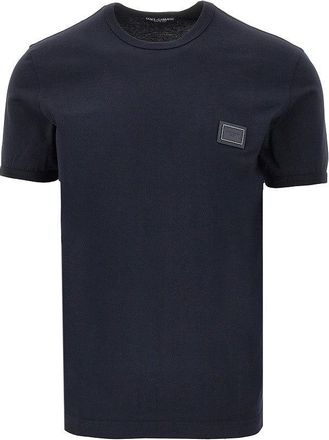 Dolce & Gabbana Logo plate T-shirt Man 46