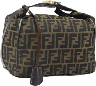 Fendi Pre-owned Canvas Mini Bag - Dames - Vintage Mini Tas - Bruin - ONE Size - Vintage