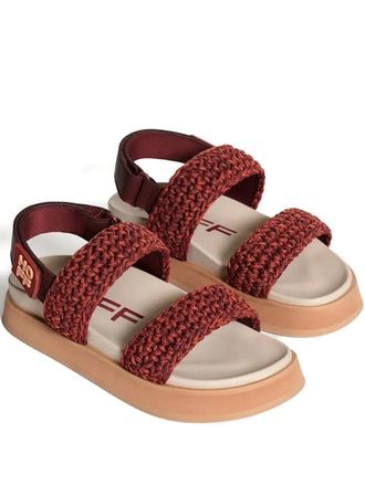 Hoff braided leather sandals - women - Other Materials/Fabric/Rubber - 36 - Red