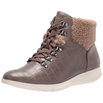Aerosoles Frankie Ankle Boot Grey Croco FRANKIE-072 Womens