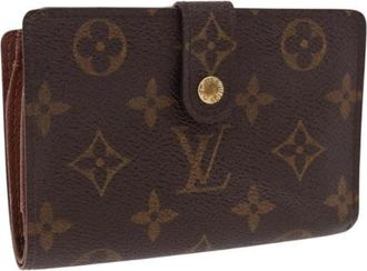 Louis Vuitton Pre-owned Monogram Viennois Portemonnee - Dames - Vintage Accessoires - Bruin - ONE Size - Vintage