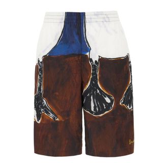 Burberry Casual Shorts, male, Multicolor, Size: S Stylish Bermuda Shorts for Men