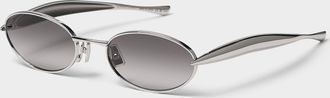 Bottega Veneta Sardine oval sunglasses