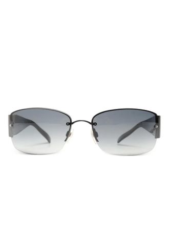 Chanel 2000s rimless sunglasses - Zwart