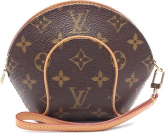 Louis Vuitton Clutch Ellipse mini con monogramma 2005 - Marrone