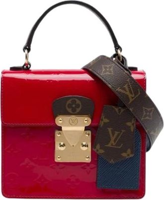 Louis Vuitton Pre-owned Spring Street - Dames - Vintage Handtas - Rood - ONE Size - Leer - Vintage