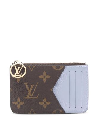 Louis Vuitton 2020s Romy Monogram zip-pocket card holder - Brown