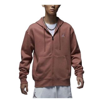 Air Jordan Full-Zip Fleece Hoodie Burgundy FJ7772-810