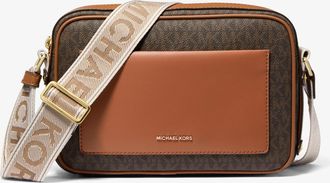 Michael Kors Maeve Large Signature Logo Crossbody Bag