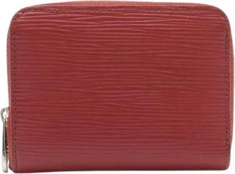 Louis Vuitton Pre-owned Coin Purse - Dames - Vintage Accessoires - Rood - ONE Size - Leer - Vintage