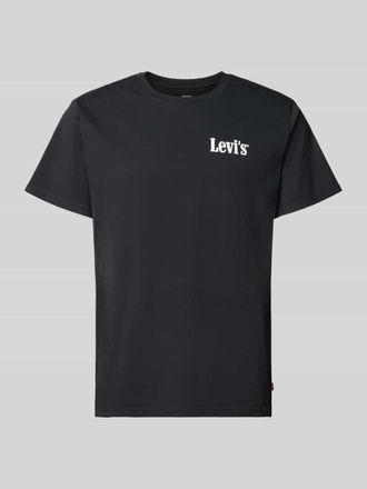 Levi's Relaxed Fit T-Shirt aus reiner Baumwolle in Black, Gr&ouml;&szlig;e XXL