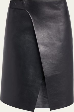 Tom Ford Nappa Leather Wrap Skirt