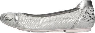 Hogan Leren en Stoffen Ballerinas - Dames - Ballerinas - Grijs - 36 1/2 EU - Leer - Schoenen