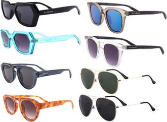 Made in Italy Kit 8 Gafas De Sol De Tomaso Vallelunga - Lentes Categor&iacute;a 3 - Protecci&oacute;n Uv - Unisex