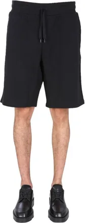 Moschino Relaxed Fit Black Bermuda Shorts