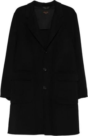 Palt&ograve; Hombre, Abrigos, Negro, Talla: L