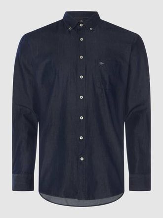 Fynch-Hatton Fynch-Hatton Regular Fit Freizeithemd aus Oxford in Marine, Gr&ouml;&szlig;e 3XL