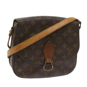 Louis Vuitton Tweedehands Canvas Louis Vuitton tassen - Dames - Pre-owned - Bruin - Maat: ONE Size Leer