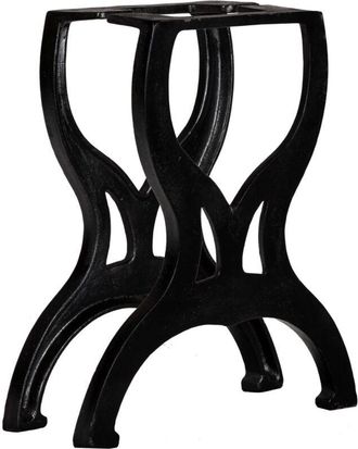 vidaXL Patas De Banco Estructura En X 2 Uds Hierro Fundido Vidaxl