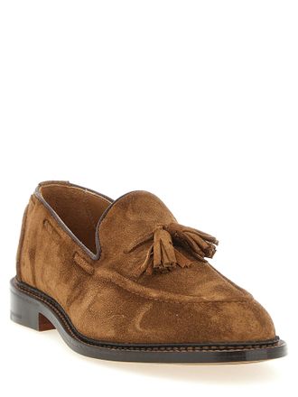 Trickers Suede Tassel Loafer - tan