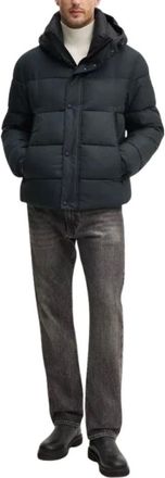 HUGO BOSS Heren, Jassen, Zwart, Maat: 2XL Poliester
