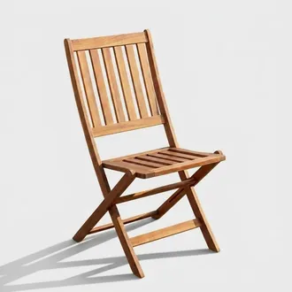 COSMA Gardeness - Silla Plegable De Madera Para Exterior Ahorra Espacio Resistente Mod.diana