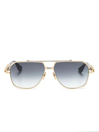 Dita Eyewear Occhiali da sole Kudru stile pilota - Oro