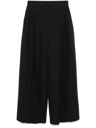 Alexander Wang high-waisted wide-leg trousers - Black