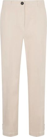 PESERICO Pantaloni dritti con bottoni - Toni neutri